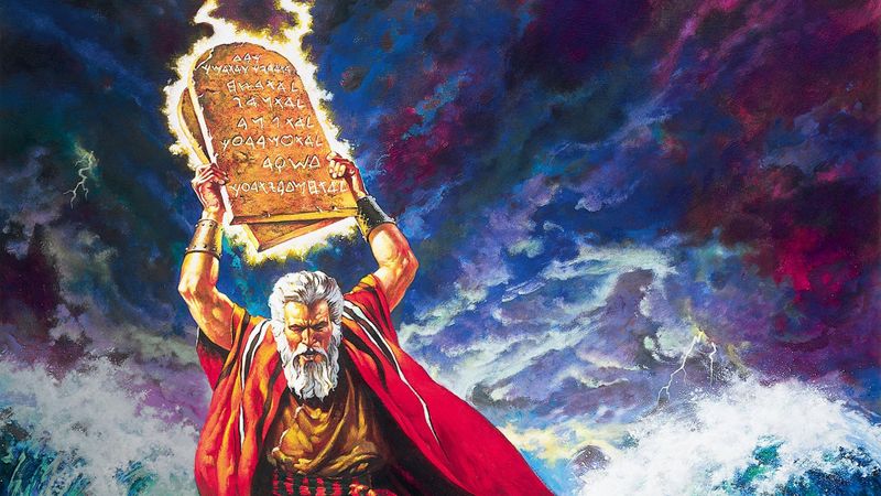 The Ten Commandments Poster Landscape Image