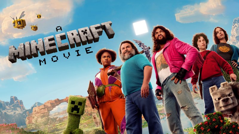 A Minecraft Movie Poster Landscape Image