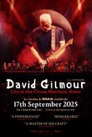 David Gilmour Live at the Circus Maximus, Rome in English at cinemas in Barcelona