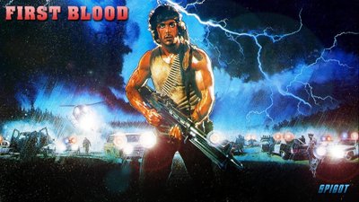 First Blood Poster Landscape Image